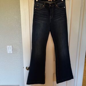 Women’s 7 for all mankind b(air) dojo trouser leg Dark Blue Jeans